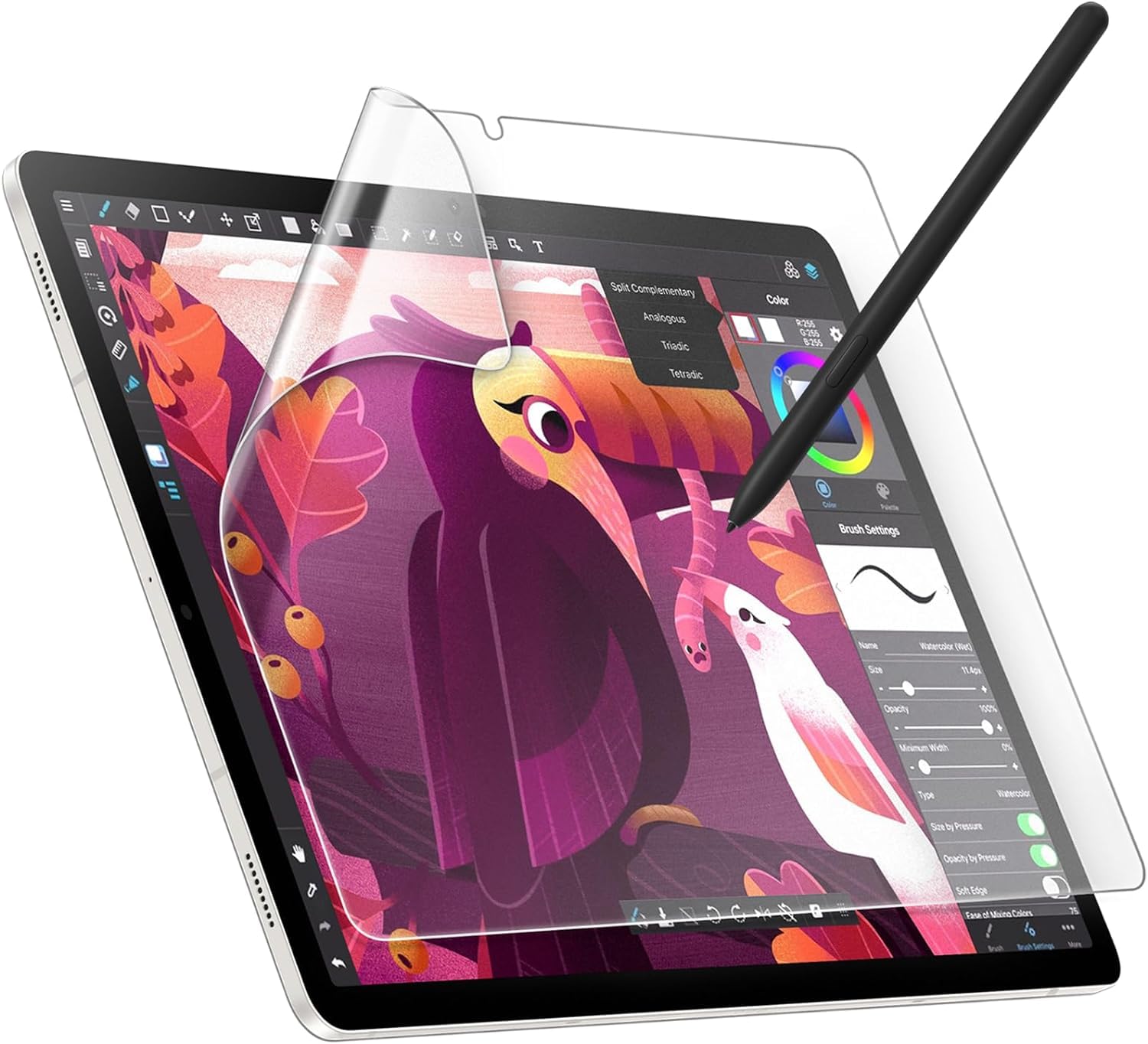 OJOS Screen Protector Paper film Compatible with Samsung Galaxy Tab S9 Plus 2023 12.4" Inch Feels like writing on paper (Matte Finish) (B0CNMZS1ZN) Amazon Price History, Amazon Price Tracker