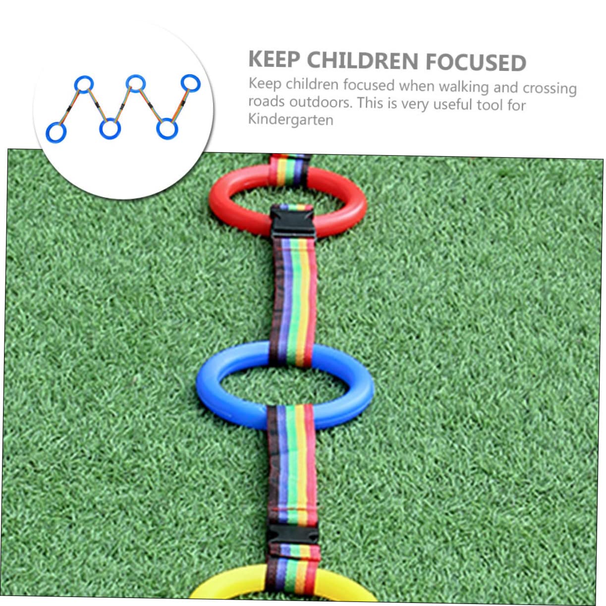 Child Leash Walking Rope for Preschool 6-Piece Toddler Safety Leash Set Adjustable Non-Slip Handles Sturdy Nylon for Kindergarten and Daycare Outings