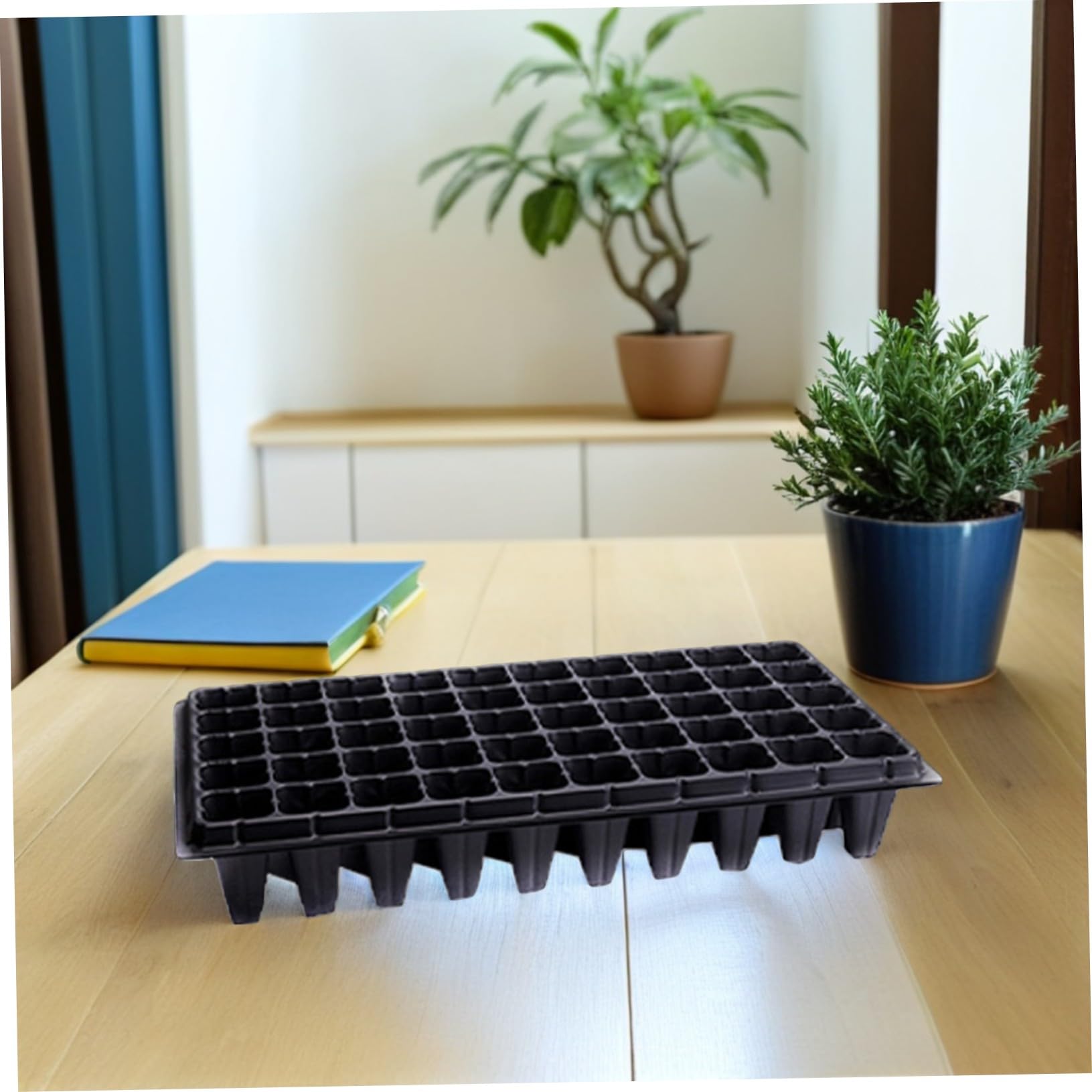 10piezas Bandeja De Plántulas De Germinación para Plantas De Hortalizas De Celdas De Bandeja De Jardín para De Plantas y De Semillas