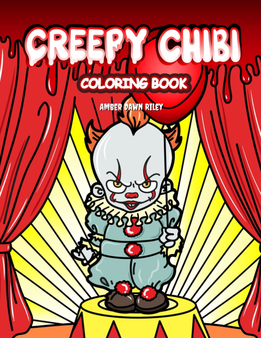 Creepy Chibi Coloring Book: 30 Horror Movie Favorites To Color / Chibi Halloween Coloring Book