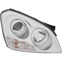 Headlight Assembly, for 2007-2008 Kia Optima Halogen Front Driver Passenger Side Headlamp, 921022G080 921012G080 Direct Replacement Head Light, Black Housing Left Right Head Lights Front Right
