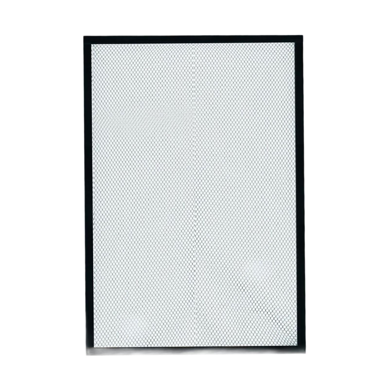 Clear Mesh Habitat Cover Antileap Screen Transparent Ventilated Lid for Reptile Terrarium Aquarium DIY Enclosure- 60x45cm