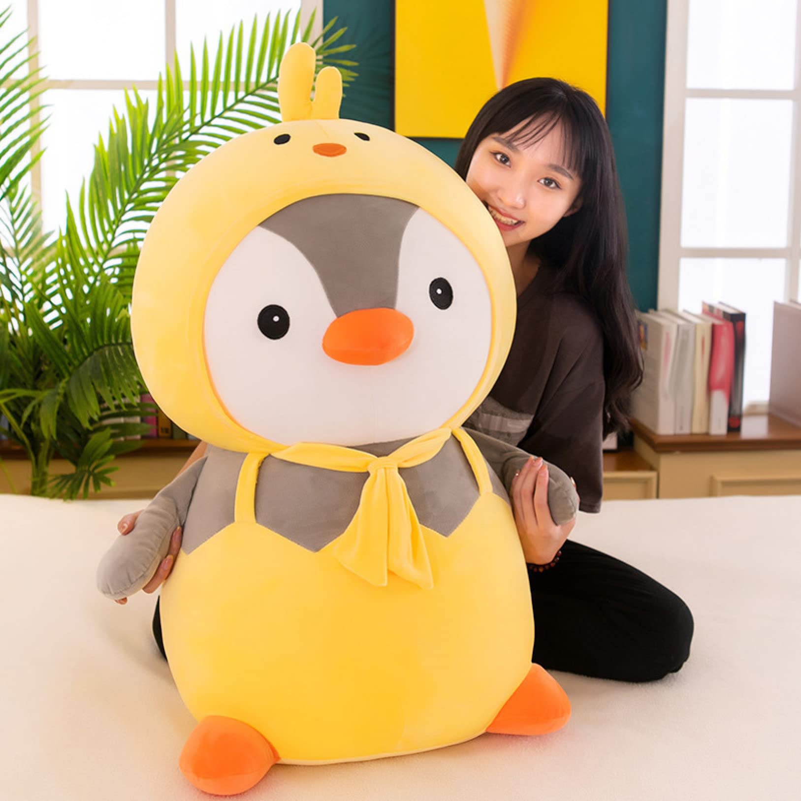 Amazon｜[LSDZW] ぬいぐるみ 抱き枕 かわいい ペンギン