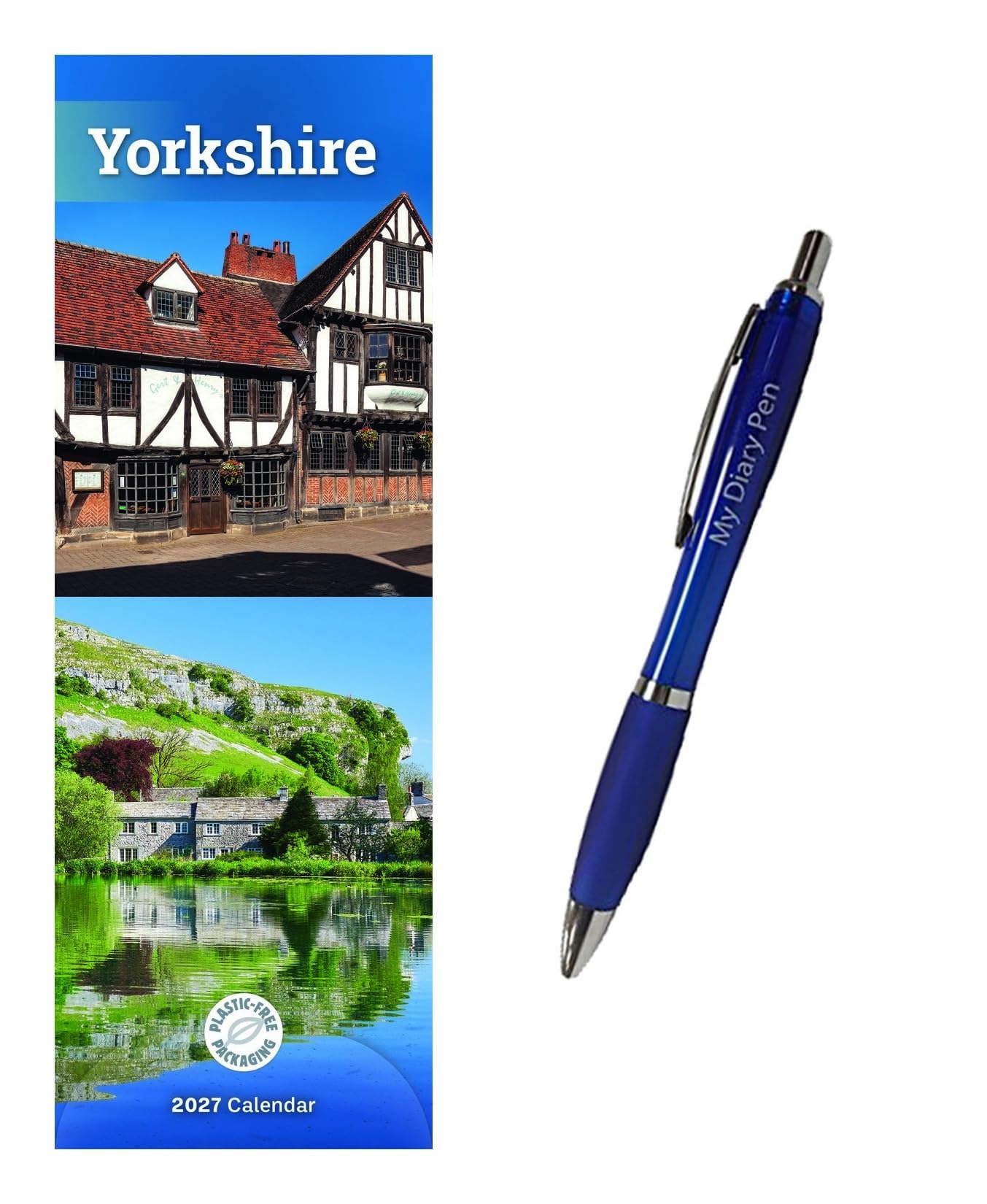 Yorkshire Slim Calendar 2027 + EXCLUSIVE LIMITED EDITION PEN