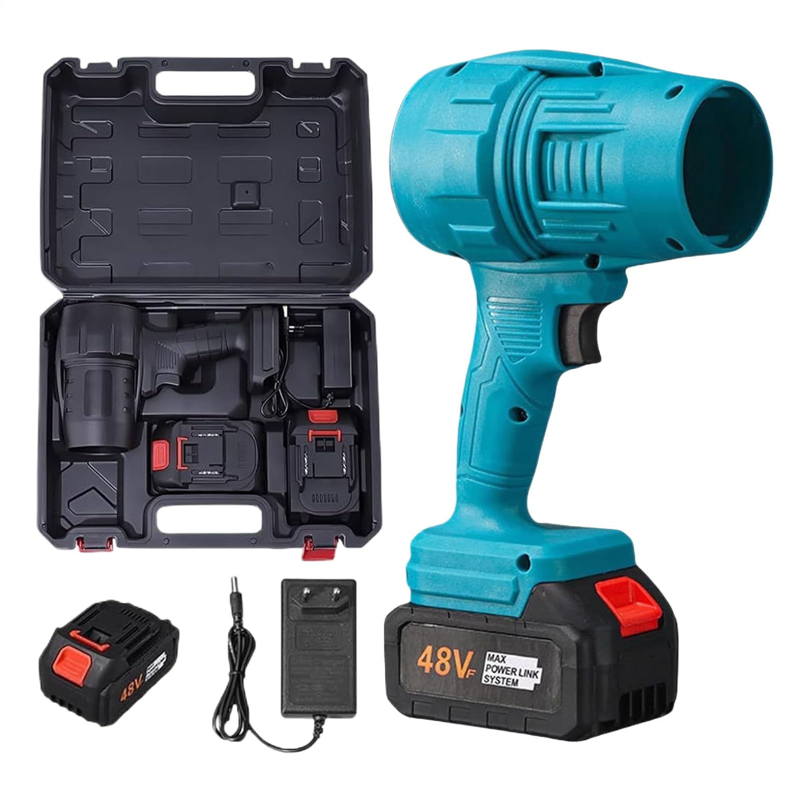 Soffiatore Senza Fili Utensile a batteria per soffiare polvere | Soffiatore elettrico per la pulizia di giardino, patio, , marciapiede, cura del prato e neve