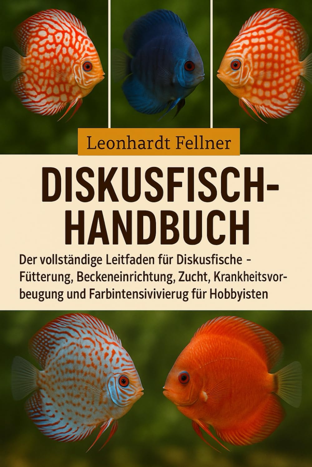 DISKUSFISCH-HANDBUCH: Der vollständige Leitfaden für Diskusfische – Fütterung, Beckeneinrichtung, Zucht, Krankheitsvorbeugung und Farbintensivierung für Hobbyisten