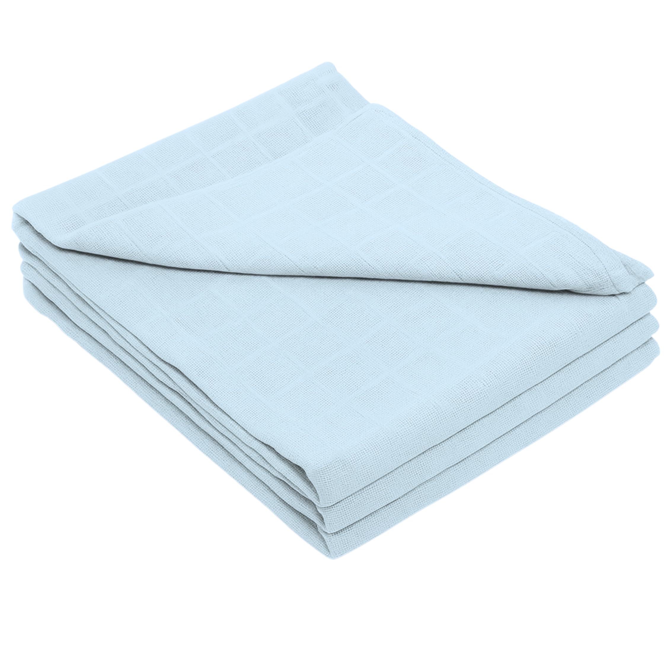 Muslin Cloths for Baby, Baby Muslin Squares, Burp Cloths for Baby Boys & Girls, Swaddle Wrap, Blue, 3 Pack-image-38