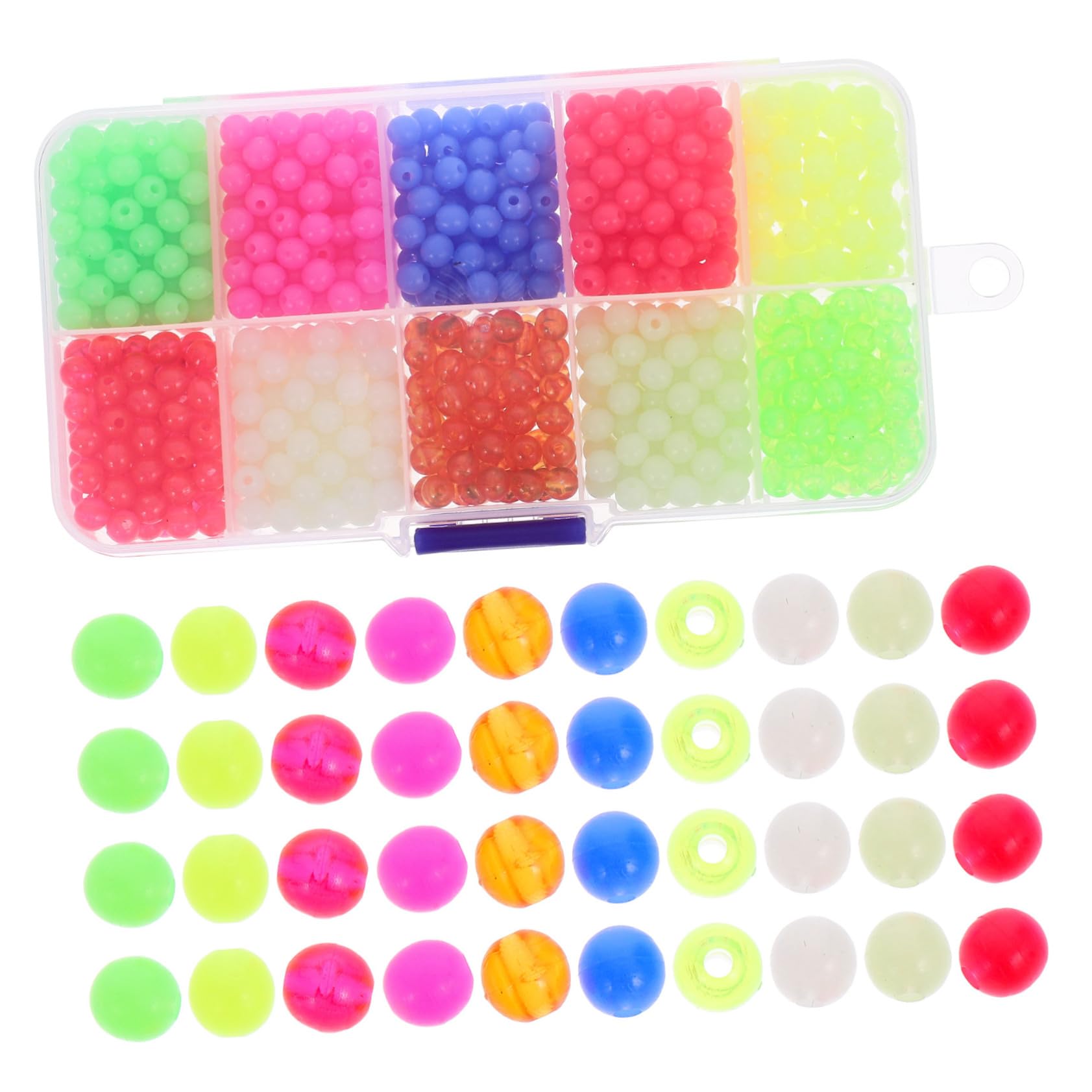 SUPVOX Fishing Equipment 1000pcs Night Fishing Luminous Abs for Deep Drilling Rigs Random