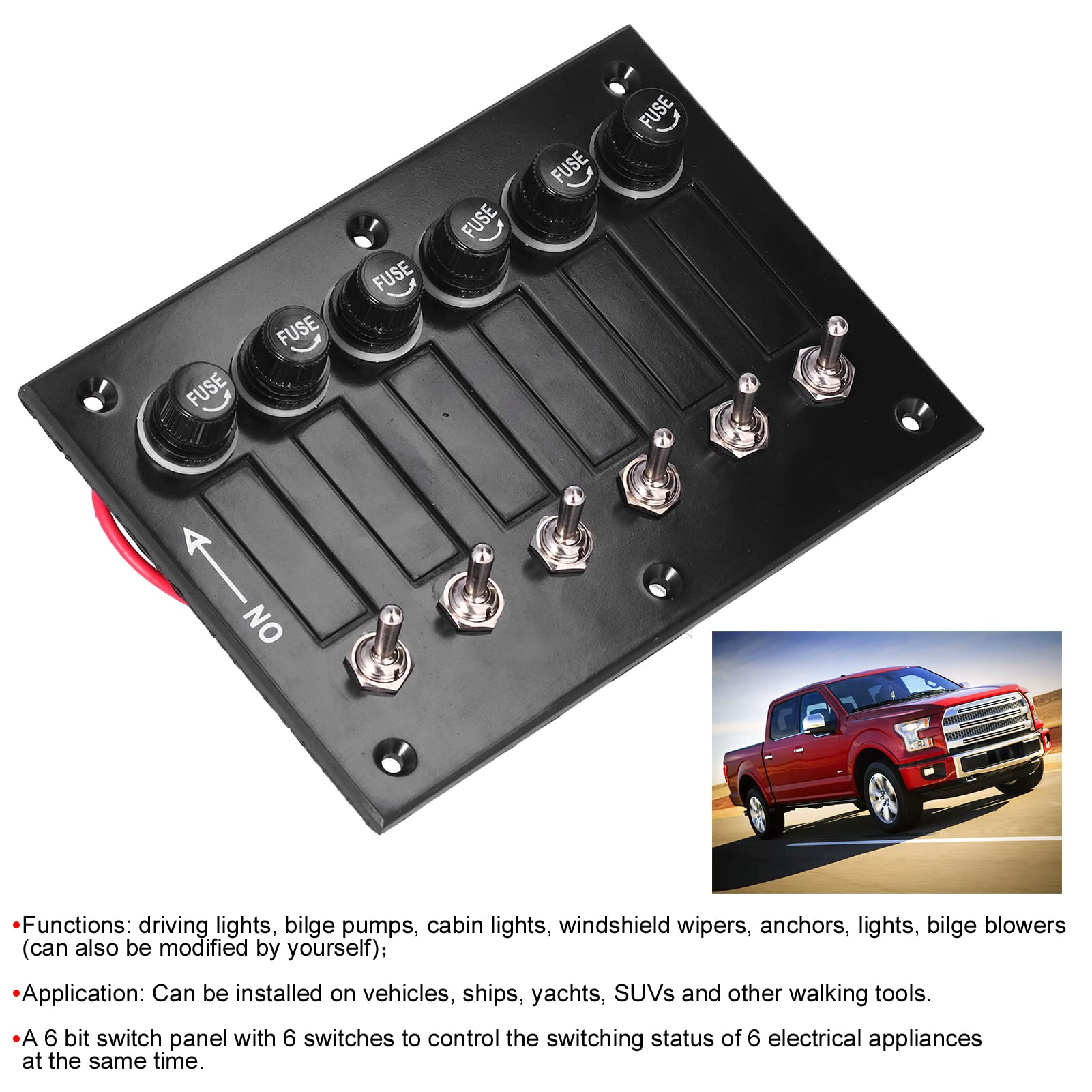 Auto Fusibile Interruttore Protezione Stereo Impermeabile 12V 60A-300A - Foto 8