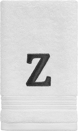 Miniatura 15 de Avanti Linens - Toalla de baño, algodón suave y absorbente, decoración de baño bordada (colección monograma, inicial T)