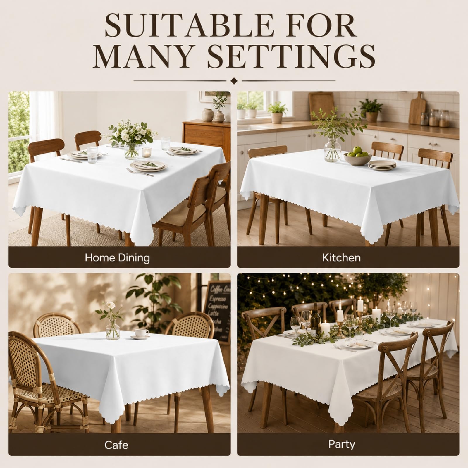 Fansu Mantel de Mesa Rectangular Lavable (Hoja de Monstera,90x200cm)