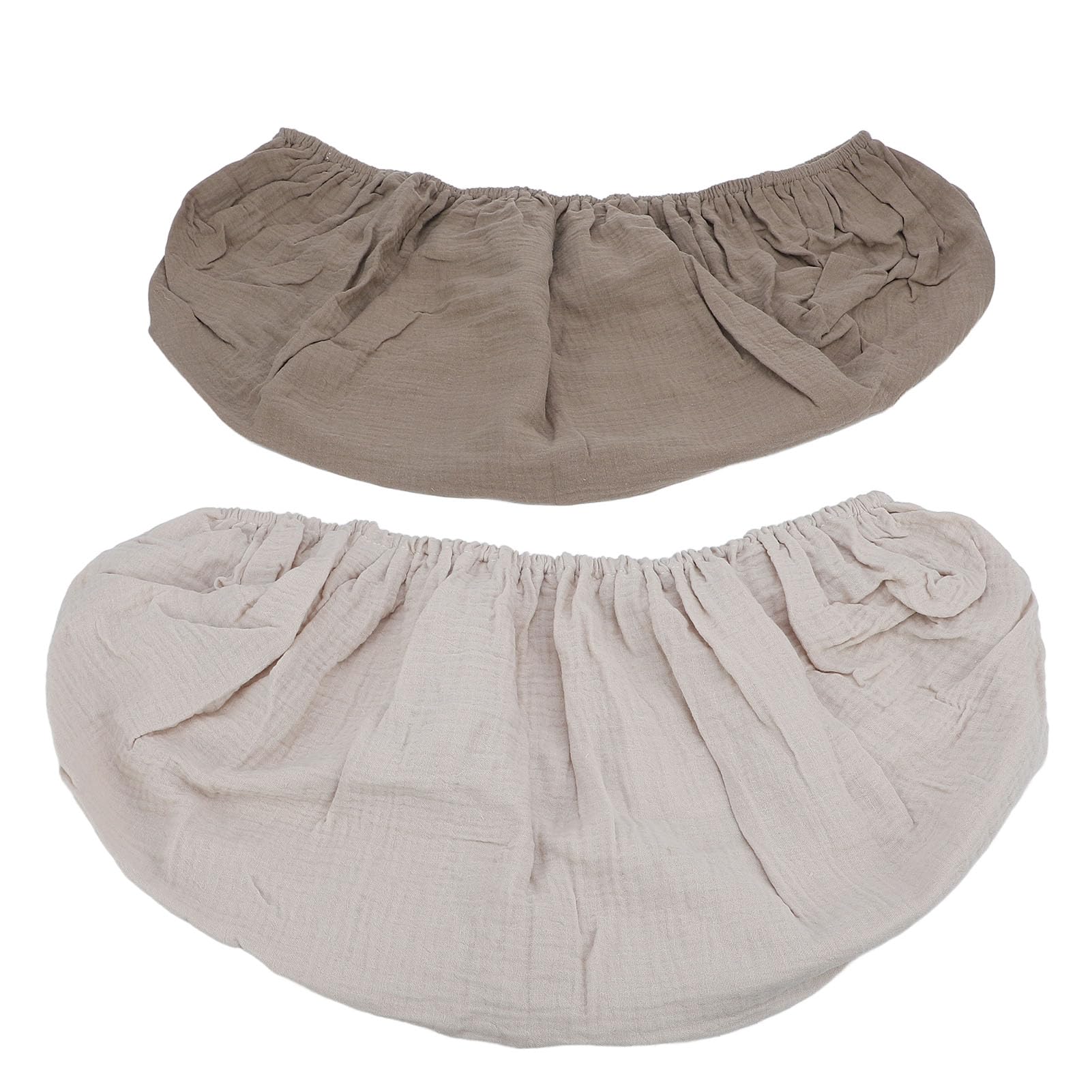 Jelquix Soft Breathable Changing Pad Cover 2pcs for Baby Diaper Changing Table - Cotton, Large Size, Perfect for Newborns (Light Tan Apricot)