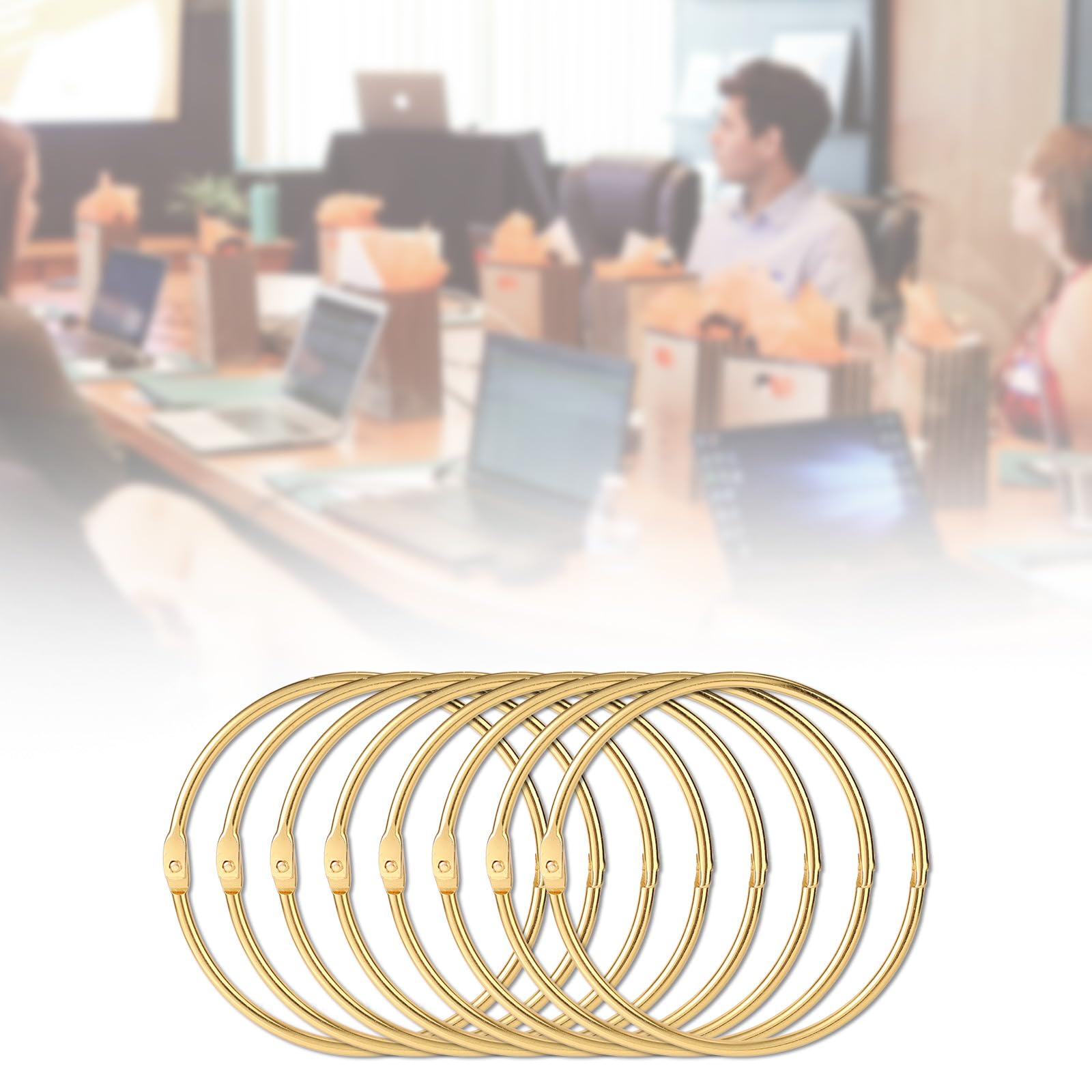 BOXOB 8pcs Loose Leaf Binder Rings - Image 3