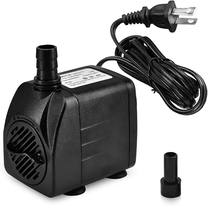 DOMICA 220 GPH Ultra Quiet Fountain Pump, Small Submersible