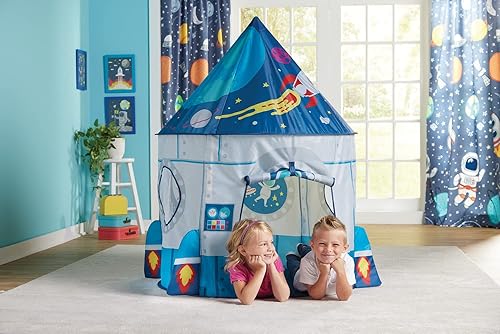 Vista 12 de Kidodo - tienda de campaña para niños, juguete para niños, tienda de campaña desplegable, casa de juegos para niños para interiores, Azul