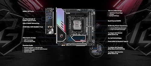 Miniatura 3 de ASRock Z790 PG-ITXTB4 Intel SOCKET1700 Placa base