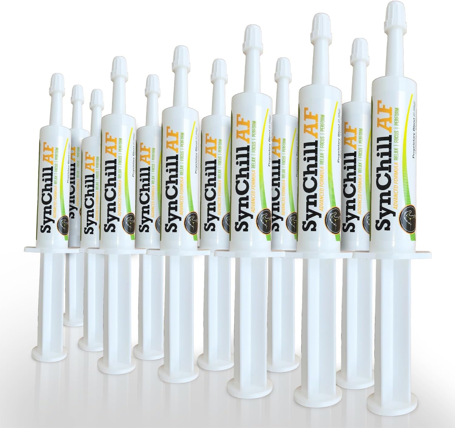 SynChill AF Confidence and Composure Support Gel for Horses – 3 Pack – Advanced L-THEANINE-Free Formula, Composure, Focus & Confidence Support for Horses