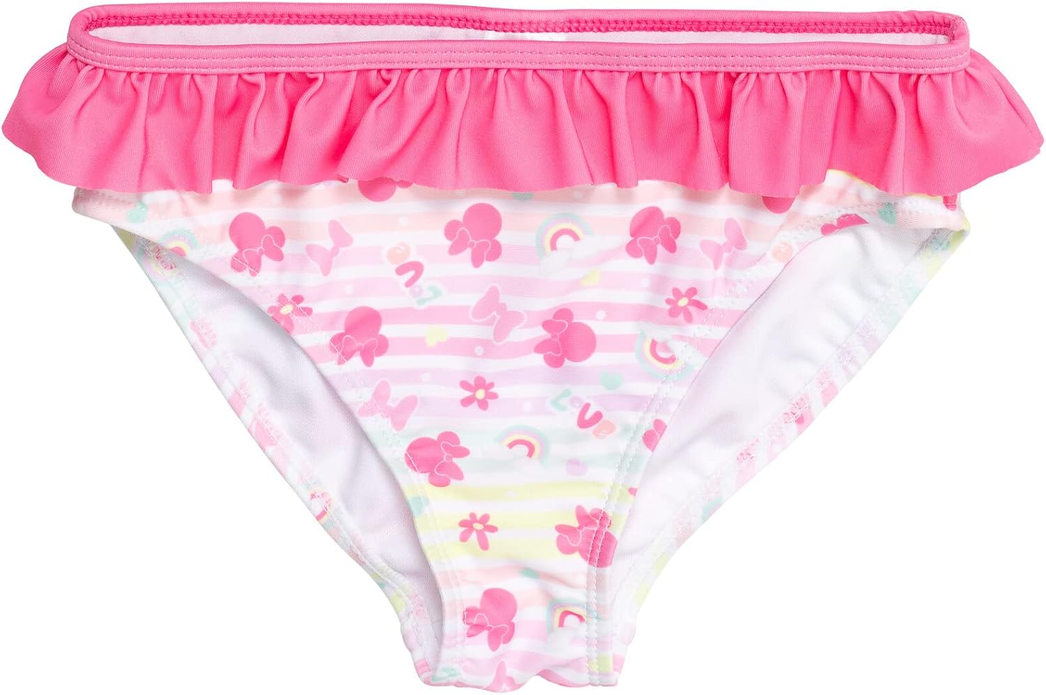 Disney Princess Minnie Mouse Frozen Tankini Top Bikini Bottom and Scrunchie 3 Piece Swimsuit Set Infant to Big Kid - Image 3