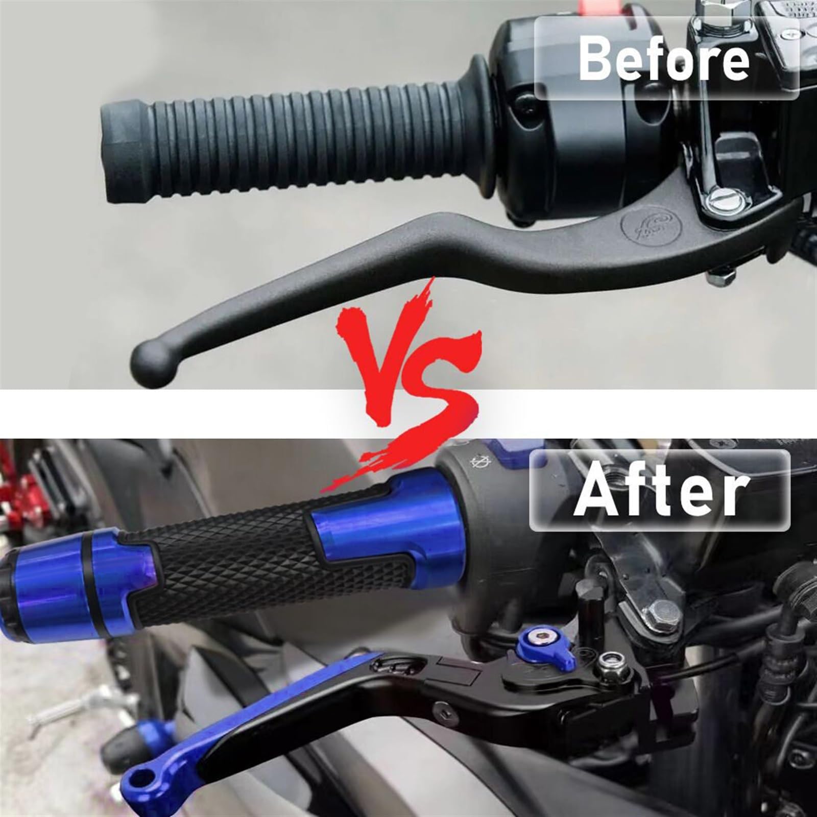 Contrapesos Manillar Moto Puños de contrapeso para Manillar Motocicleta, Extremos, dirección para S┐UZUKI GS500F 2004 2005-2009 2008 2007 GS 500 F 500F(R)