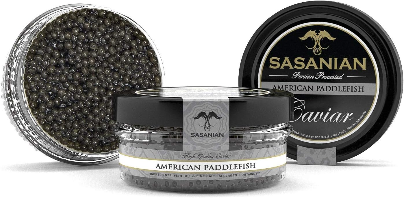 Amazon.com: Caviar Star Premium American Paddlefish Caviar - Wild ...