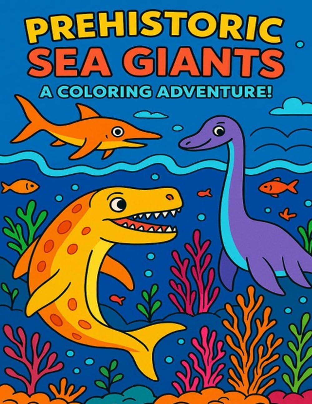 PREHISTORIC SEA GIANTS: A COLORING ADVENTURE! (Prehistoric World)