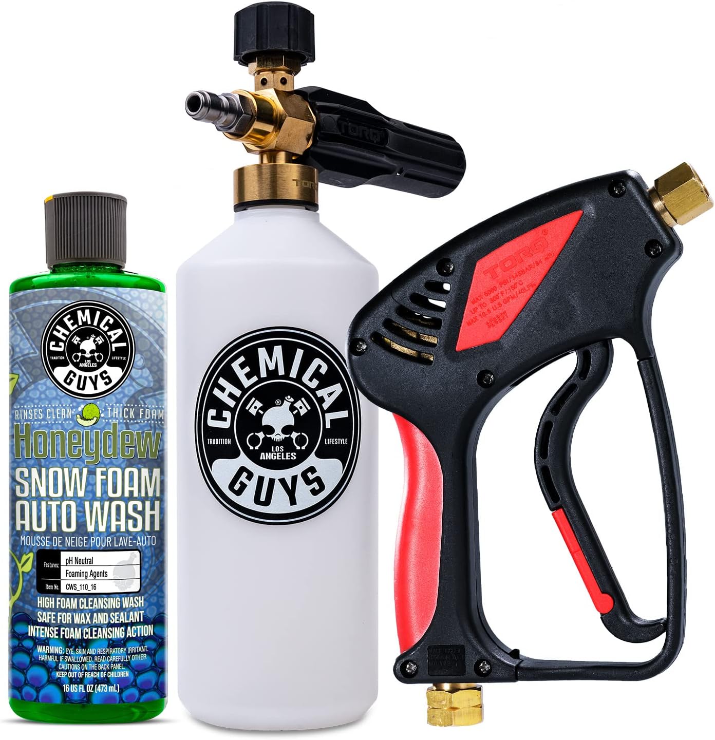 Chemical Guys CWS_110_16SKF Super Suds Kit Honeydew Snow