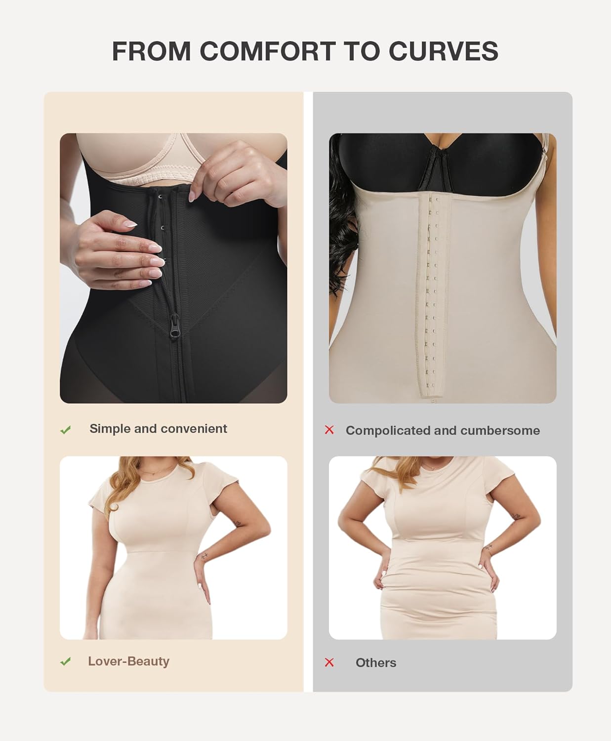 Lover-Beauty Fajas Colombianas Shapewear for Women Tummy Control Body Shaper Faja Postparto Para Mujer Post Surgery - Image 5