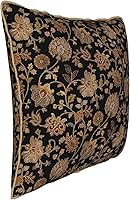 Vista 2 de Vintage Tapestry Velvet Pillow Covers 20x20 In Black Brown Bohemian Boho Carpet Throw Pillows for Couch Soft Cushion Covers Rustic Retro Rug Pillow