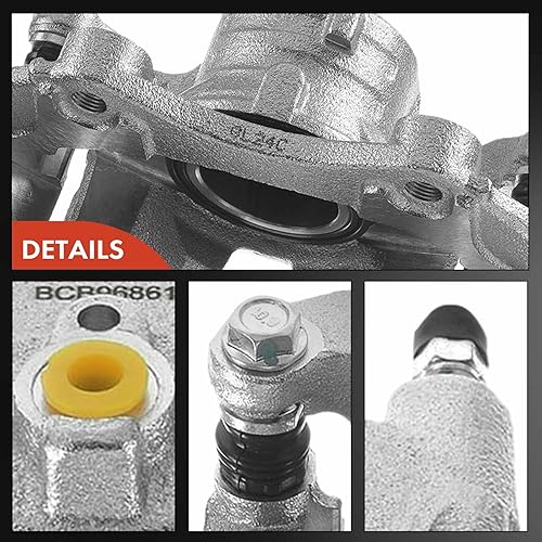 Miniatura 7 de A-Premium - Pinza de freno de disco con soporte compatible con Nissan March Micra Versa Versa Note 2012-2019