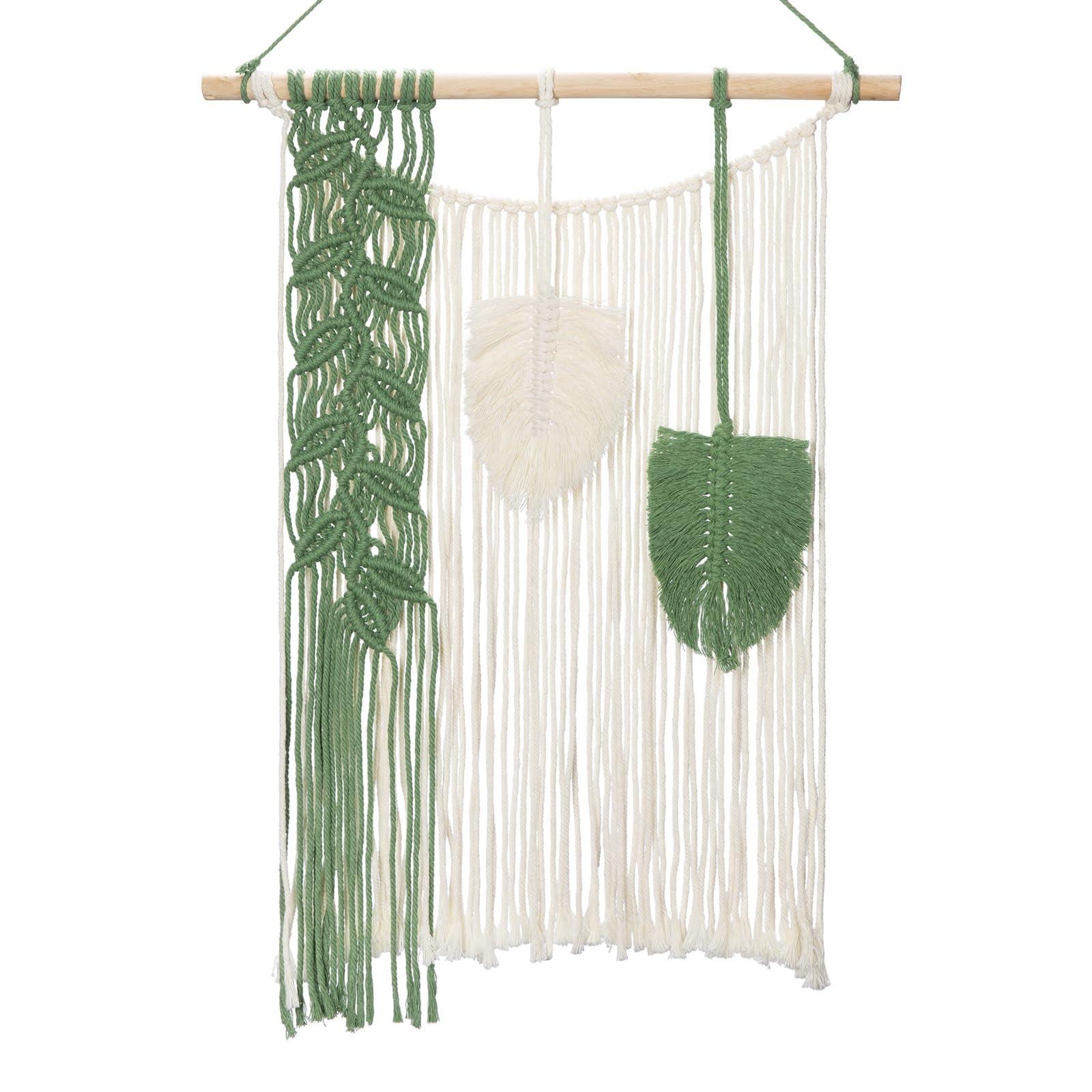 Oairse Macrame Wall Hanging Modern Macrame Wall Decor Woven Tapestry Bohemian Home Decor Wall Hanging Wedding Party Ornaments Craft Gifts Decorations for Home