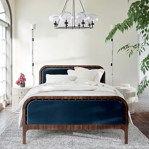 Miniatura 7 de Maisie - Lámpara de araña redonda con globo de vidrio (negro mate)