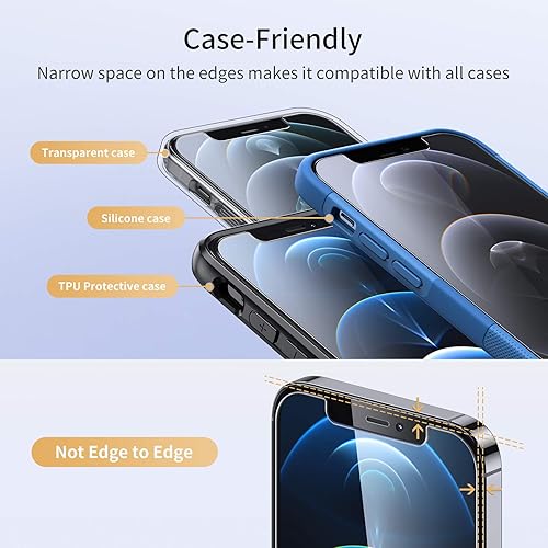 Vista 78 de UNBREAKcable Protector de pantalla para iPhone XS Max y iPhone 11 Pro Max, 2 unidades, vidrio templado 2.5D para iPhone XS Max/11 Pro Max