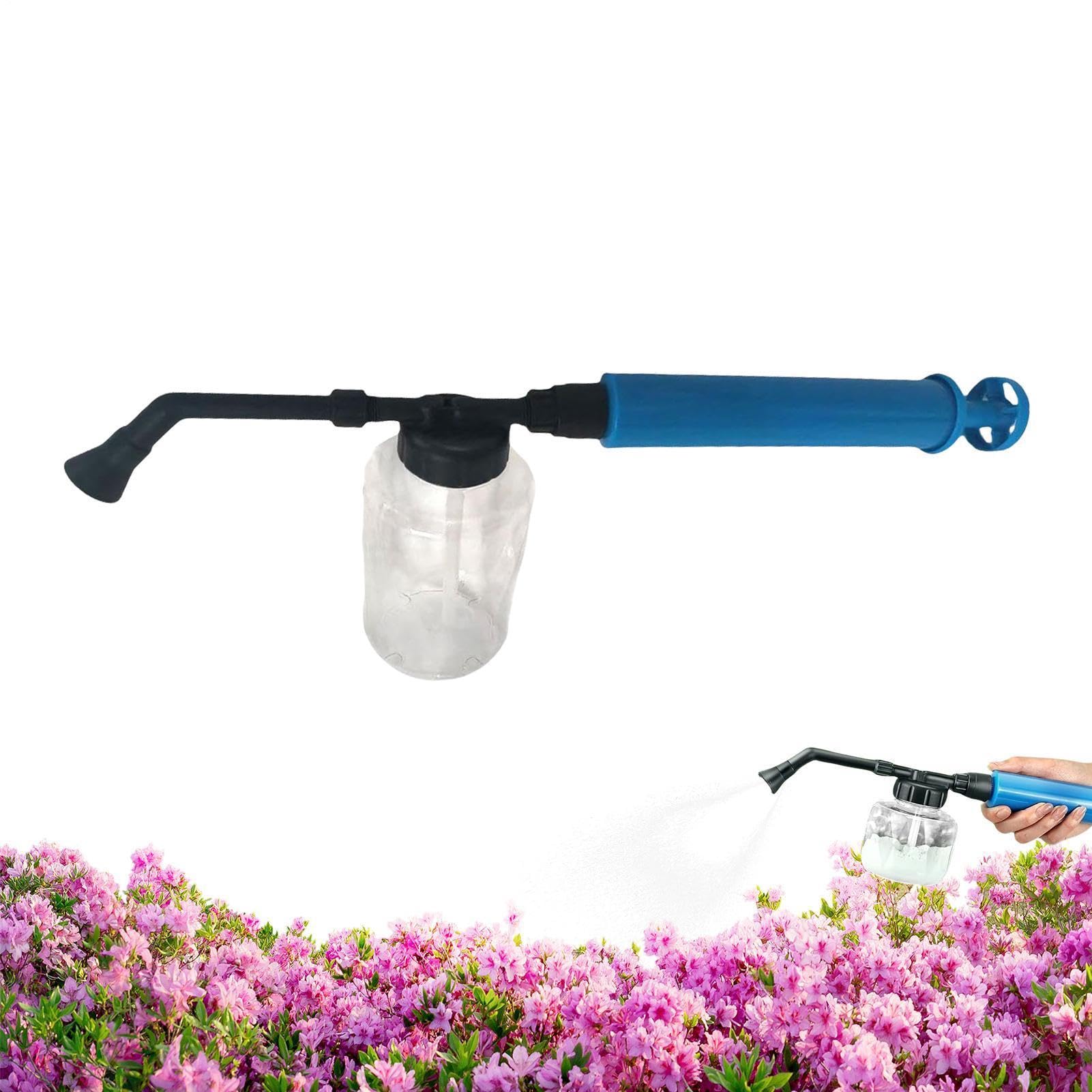 Pulverizador de polvo para plantas con fuelle de precisión para fresas y verduras de invernadero