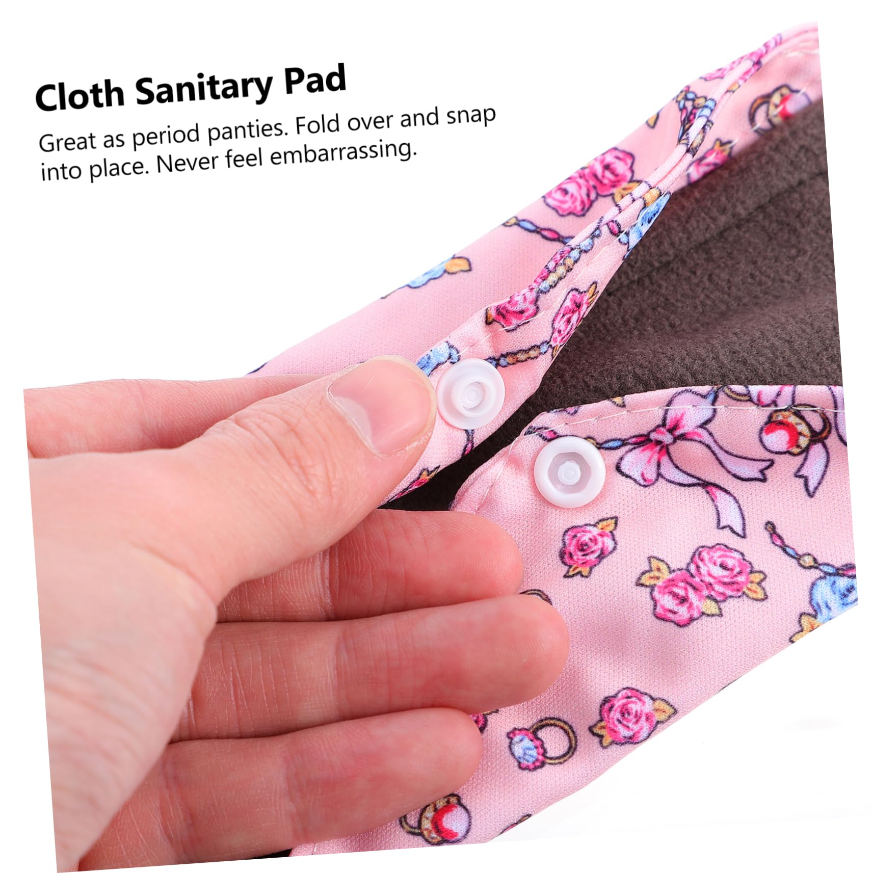 FRCOLOR 3 Juegos Toalla De Tía Lavable Toallas Sanitarias Reutilizables Almohadillas Lavables Para Mamá Bolsas Almacenaje Bolsas De Almacenamiento Compresa Menstrual De Tela 5 Piezas * 3