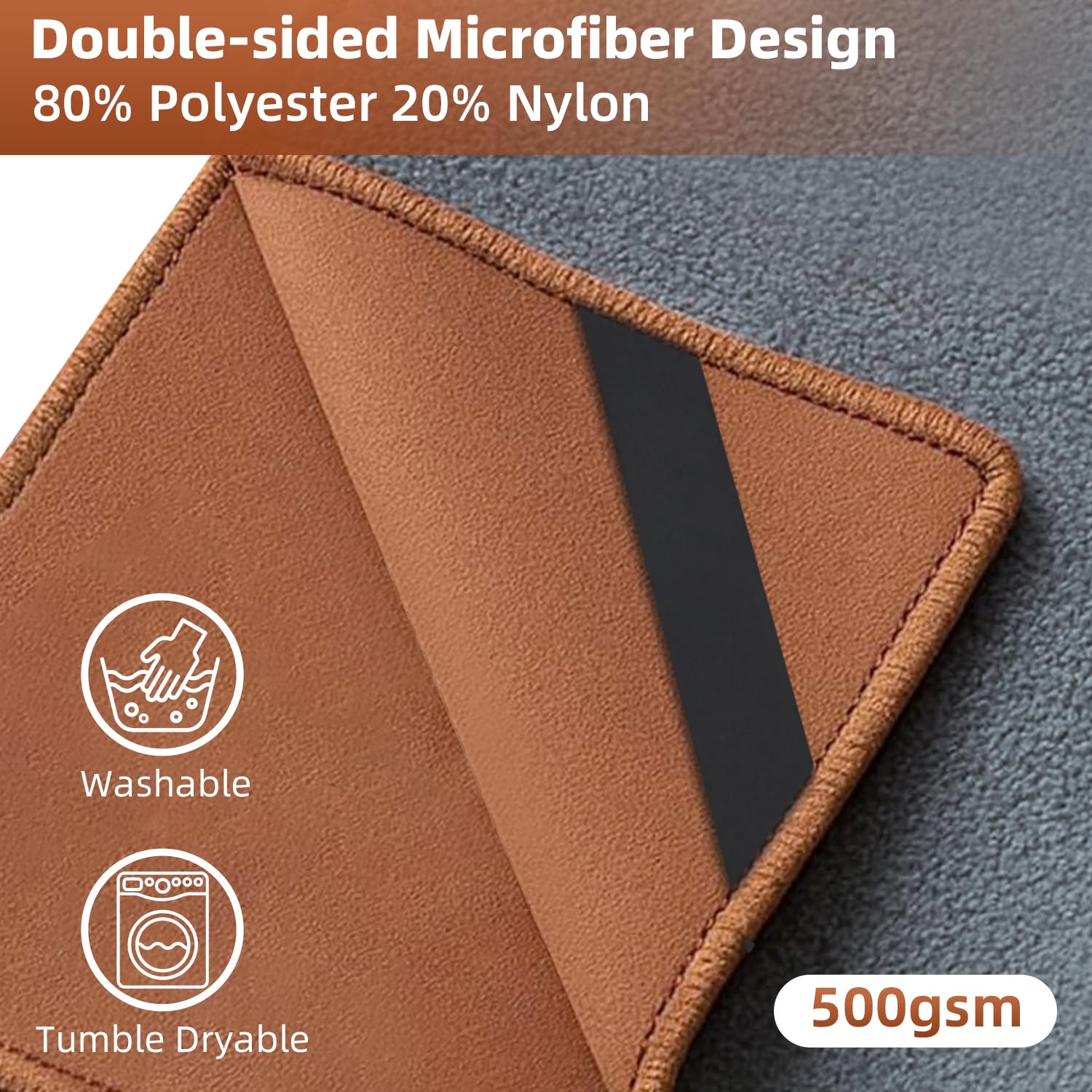 puiaxod 3 pezzi Set di Strofinacci da Barista, 30x30cm Panni in microfibra doppio lato, Panno per la Pulizia di Macchine da Caffè, Strofinacci Altamente Assorbenti