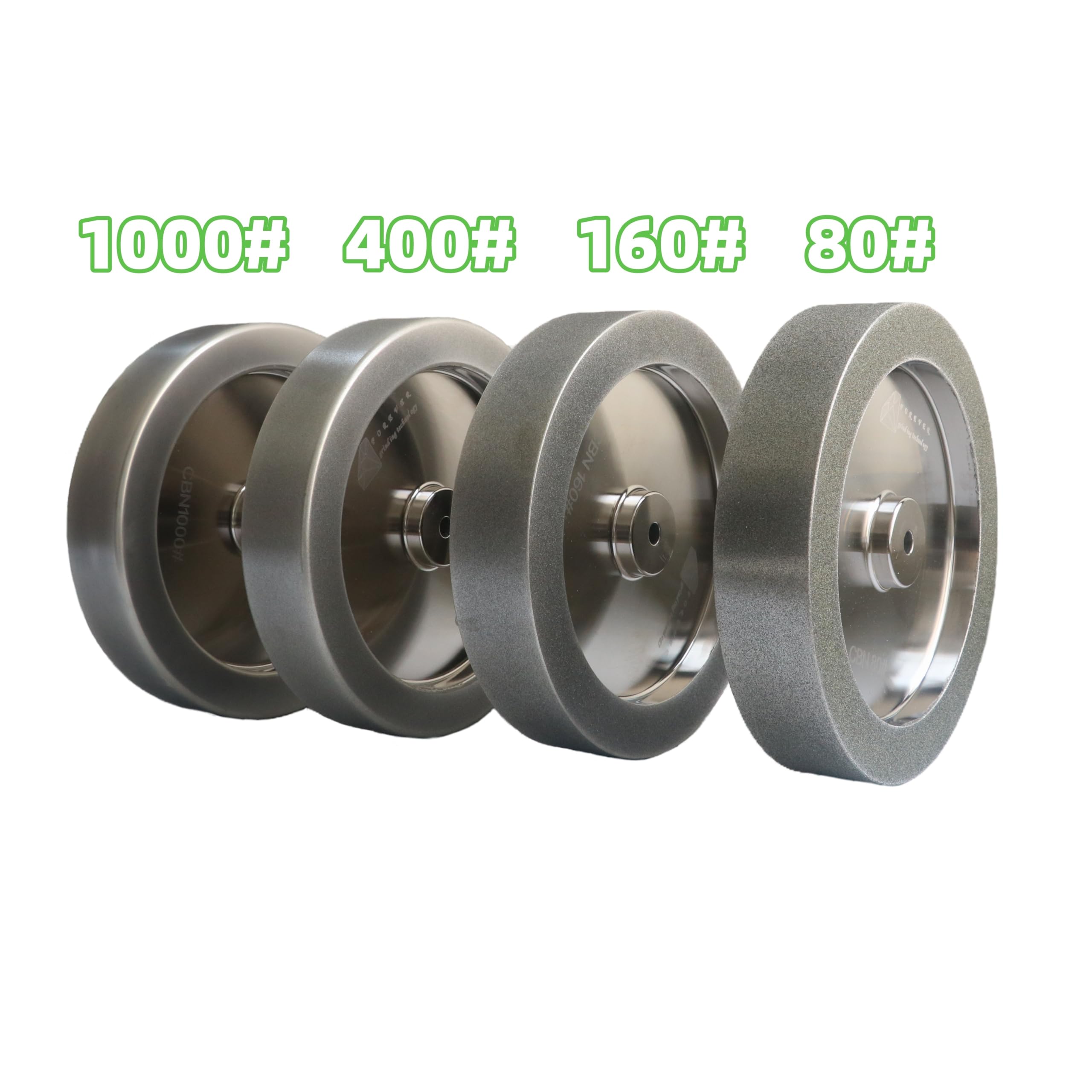 Ściernica CBN 250 mm sześcienny azotek boru Tarcze do ostrzenia noży do szlifierki Tormek T8 Średnica 250 mm x grubość 50 mm x otwór 12 mm (Ziarnistość 80#,prosty kąt)