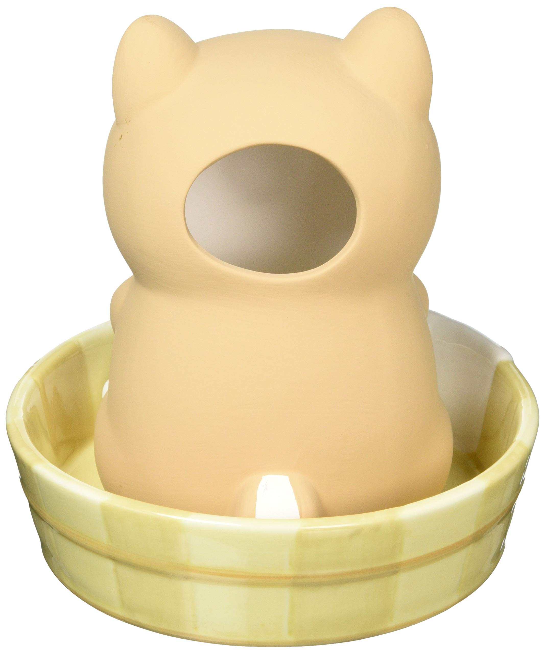 Amazon｜りぶはあと 素焼き加湿器 銭湯 ねむねむアニマルズ 柴犬の