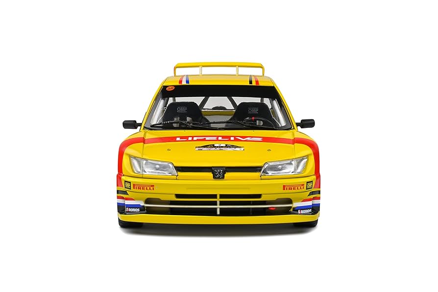 ミニカー 1/18 PEUGEOT 306 MAXI  solido Amazon.com: Solido 1:18 Peugeot 306 Maxi Yellow #2 T