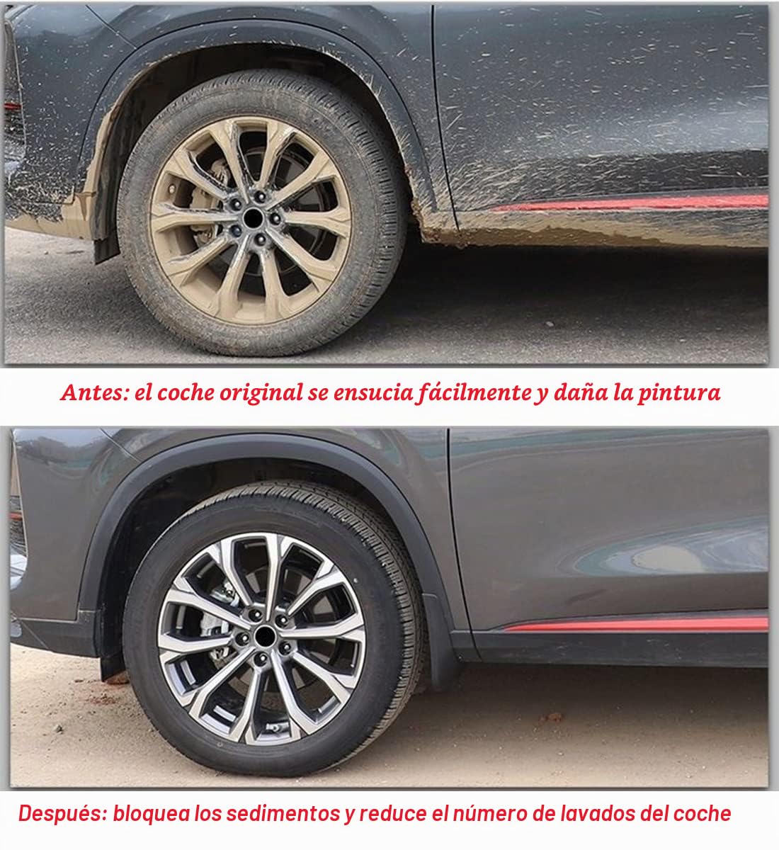 【Z.MYUKI】3008 GT Line SUV Allure Guardabarros para Peugeot 3008 2016-2022 2023 Coche Original Accesorio (Peugeot 3008)