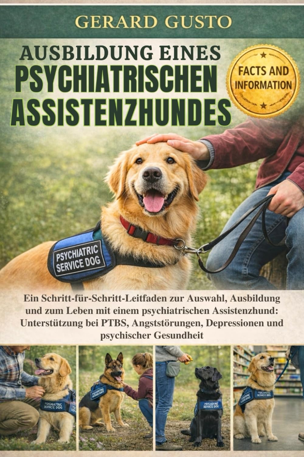 AUSBILDUNG EINES PSYCHIATRISCHEN ASSISTENZHUNDES: Ein Schritt-für-Schritt-Leitfaden zur Auswahl, Ausbildung und zum Leben mit einem psychiatrischen ... Depressionen und psychischer Gesundheit