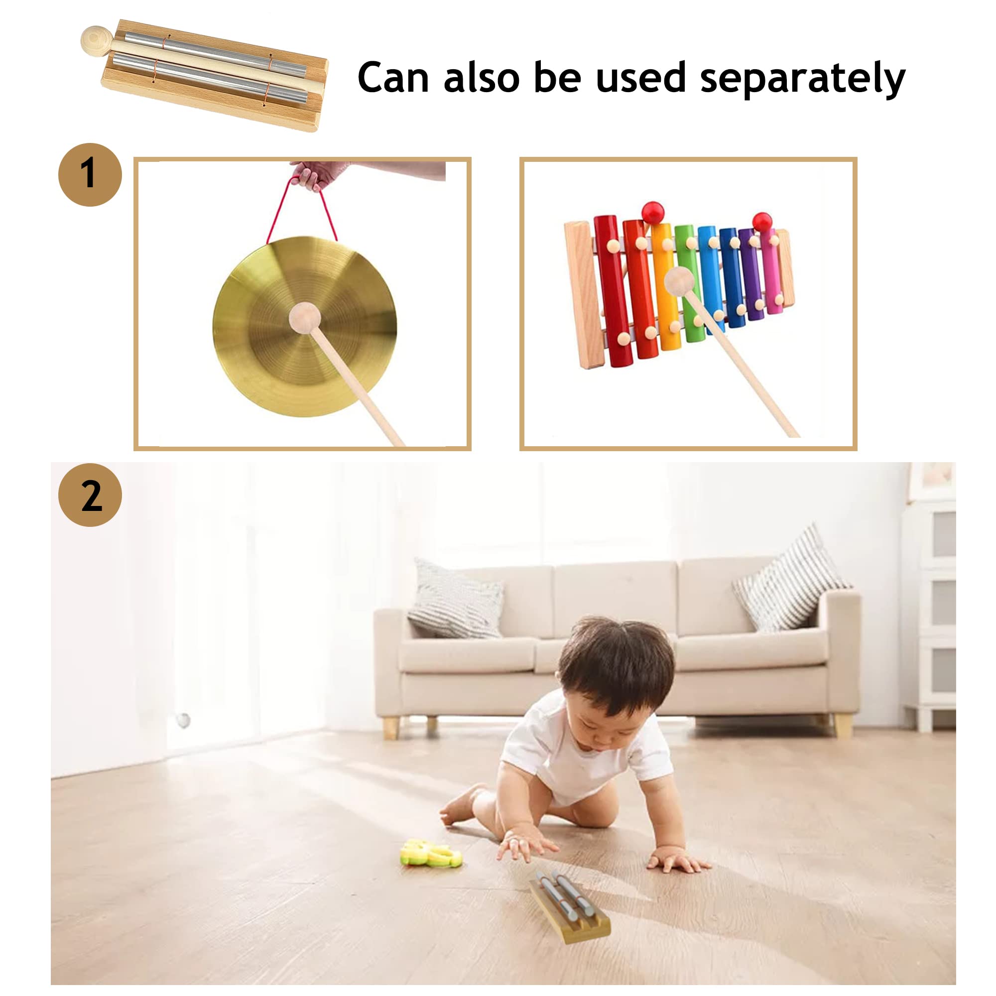 Energy Sound Rod 3 Tone Chime Koshi Sound Game Wood
