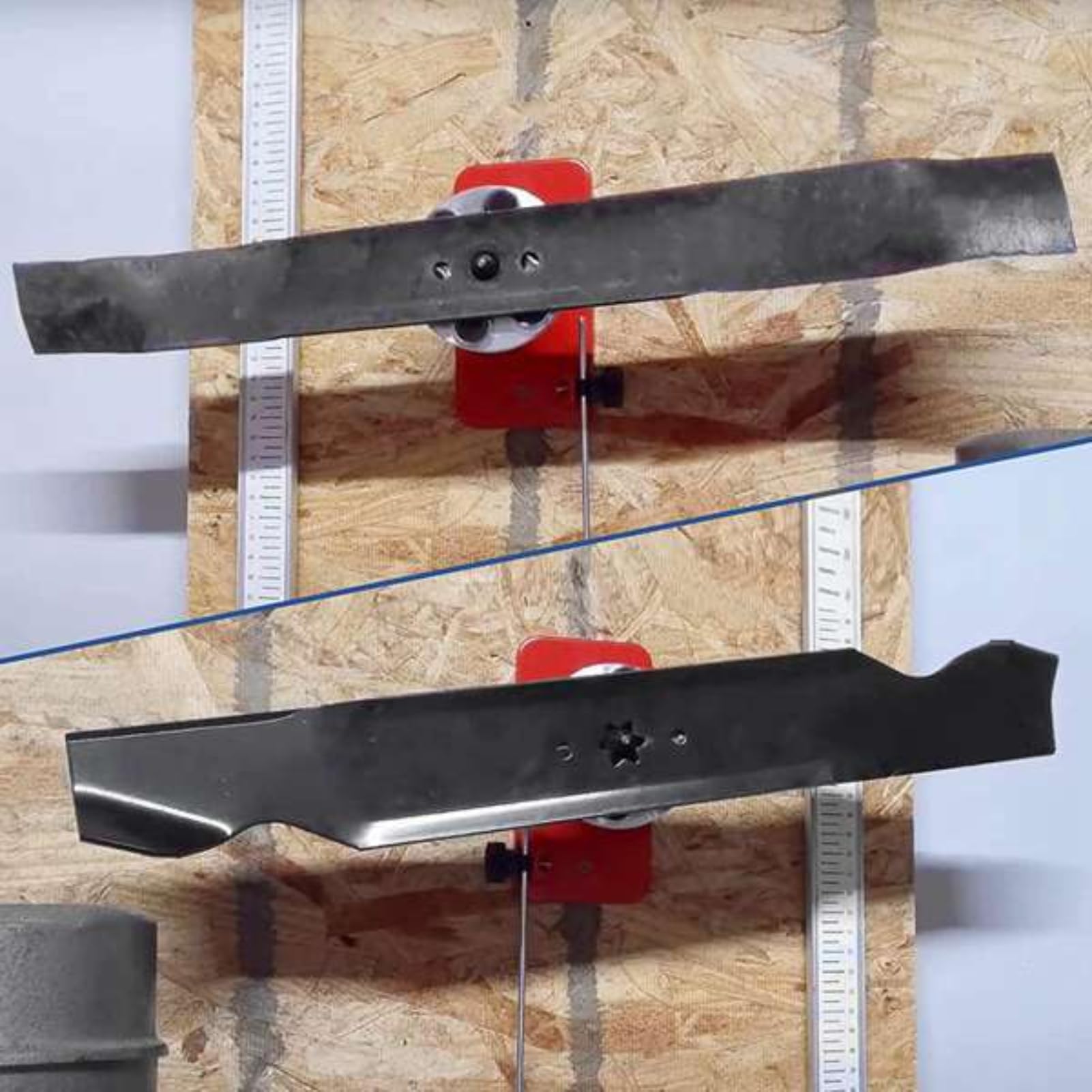 Equilibrador Cuchillas Cortacésped Soporte Pared Magnético Acero Aleación Compatible Mayoría Modelos Afilado Mantenimiento Corte Equilibrado Eficiente