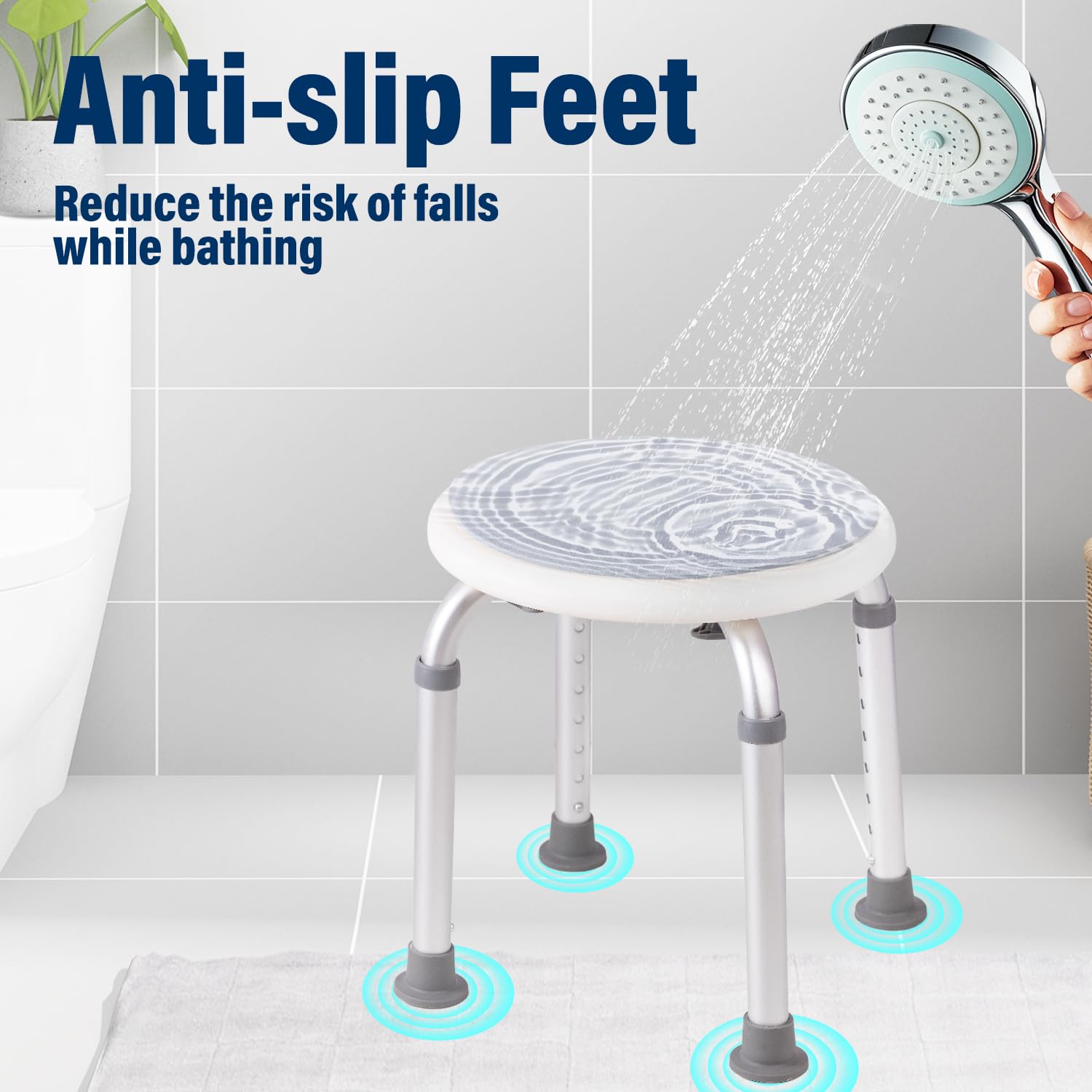 Sillas de bañera FSA/HSA para bañeras, asiento de baño ajustable, silla de ducha compatible con el baño, taburete para ancianos y discapacitados, silla de ducha para ducha interior