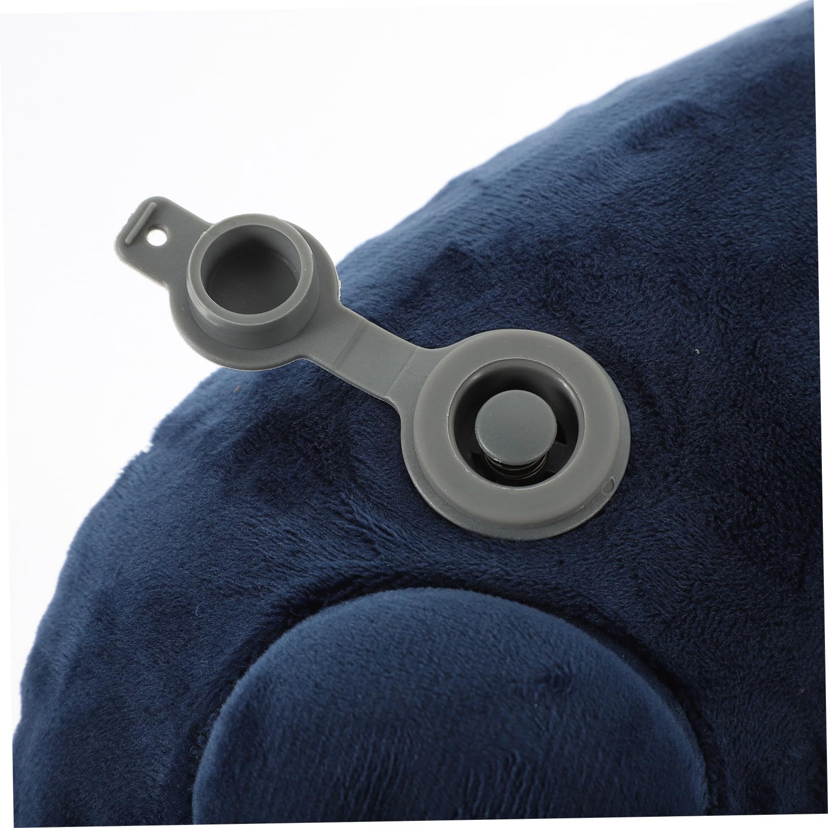 Garneck Cuscino Gonfiabile Collo Forma u Per Viaggio Aereo e Auto Cuscino Da Viaggio Leggero e Custodia Di Stoccaggio Blu Scuro