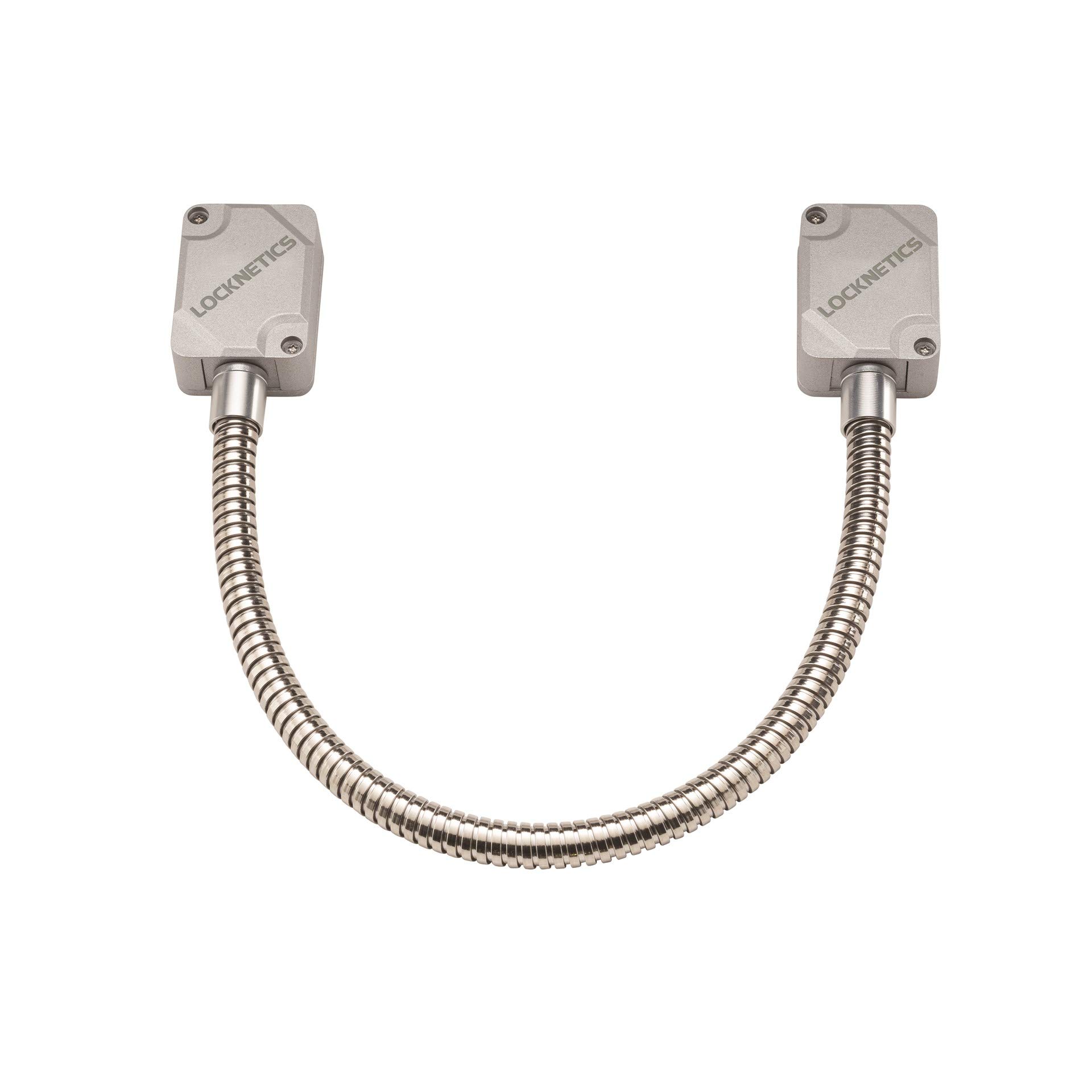 Locknetics DC-HD-16 heavy-duty door cord with stainless steel cable and aluminum end caps