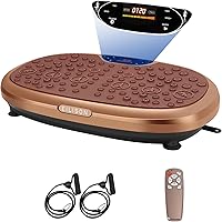 Vista 14 de EILISON FITABS 3D Vibration Plate Exercise Machine with Seat - Ocsillation, Pulsation + Vibration Platform, Push Up Vibration Machine for