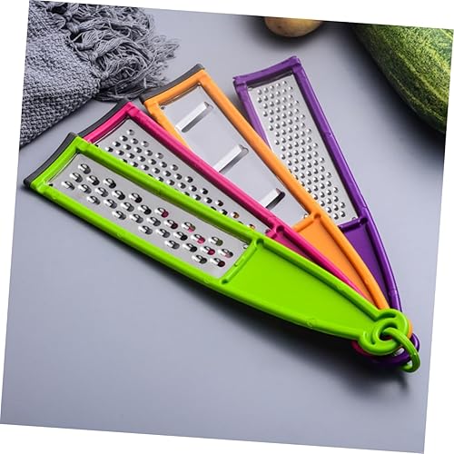 Miniatura 2 de Rallador de acero inoxidable multifuncional para cortar verduras con mango antideslizante para patatas, zanahorias, ajo, utensilios de cocina más