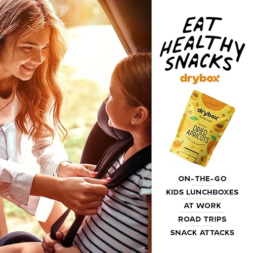 Miniatura 5 de Drybox Albaricoques turcos secos sin azúcar añadido, paquete de 3  Albaricoque seco para aperitivos, hornear y cocinar  Frutas secas mediterráneas