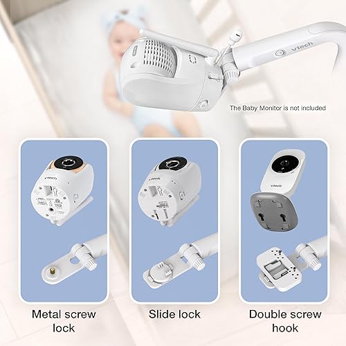 Miniatura 2 de VTech Soporte de suelo para monitor de bebé compatible con la mayoría de monitores de bebé VTech - Soporte de cámara de bebé, seguridad para