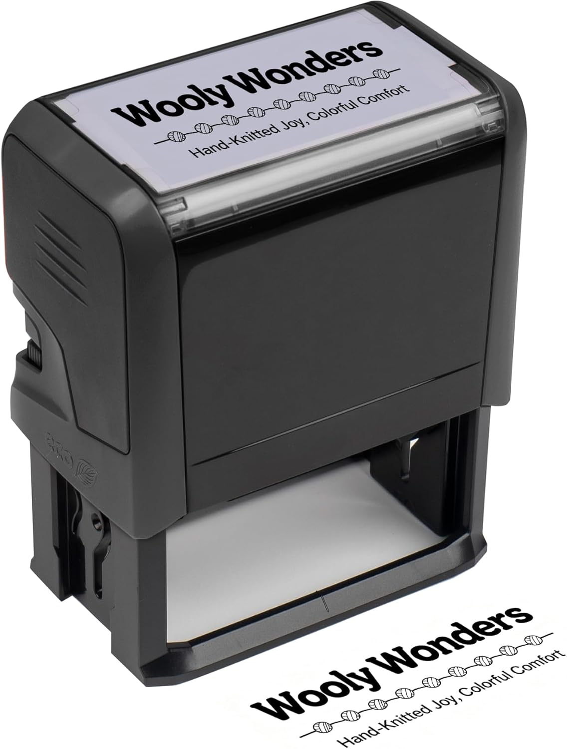 SPIRITMARK Custom Logo Stamp - Personalized Self-Inking Rubber Stamp - Upload Your Logo for Branding, Clear & Durable Impressions (XXX Large 1.49" x 2.59")